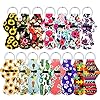 KPX 15Pcs Chapstick Holder Keychain, Lip Balm Holder Chapstick Keychain Holder Bulk for Lipstick Chapstick Tracker Safeguard (Style 2)