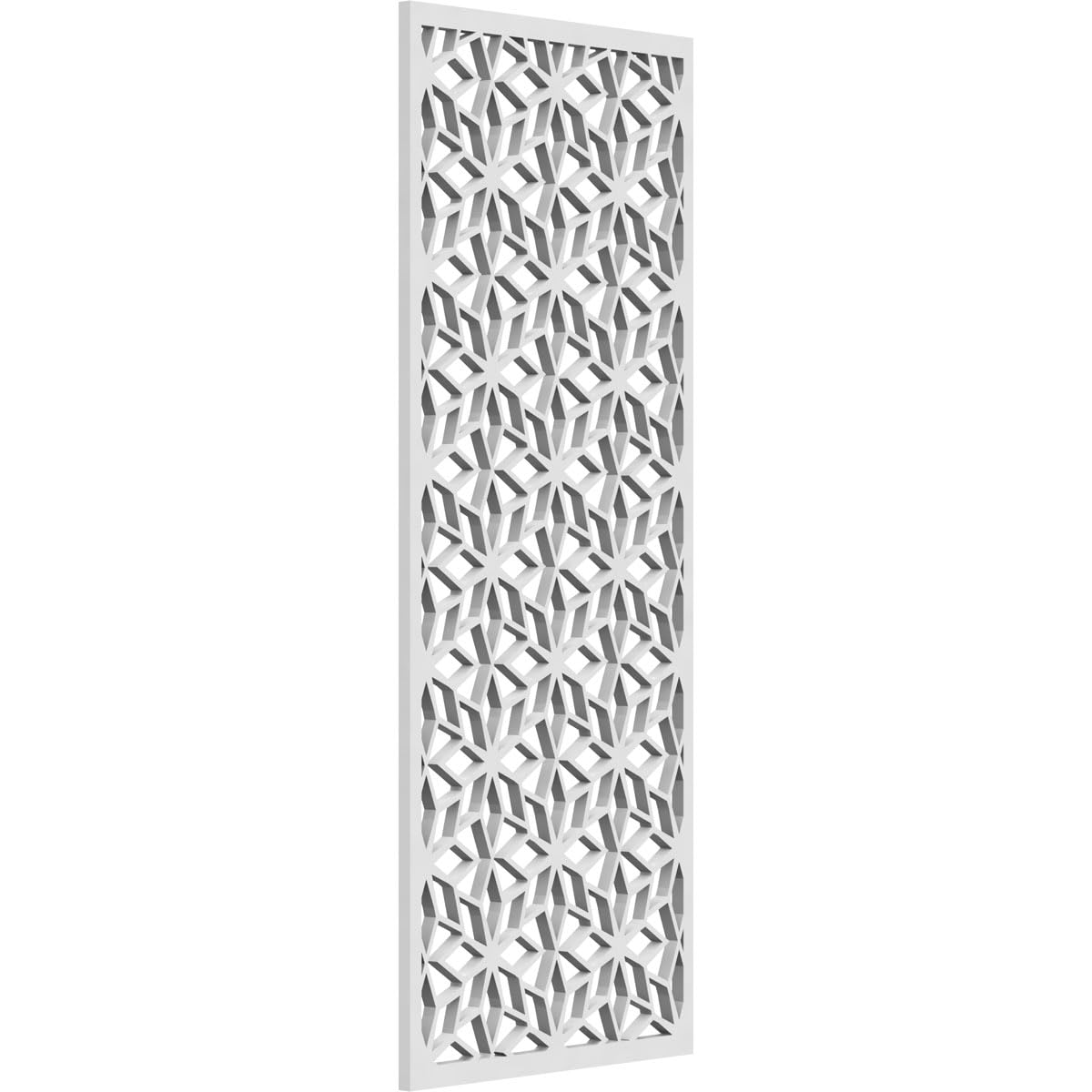 9 3/8"W x 24 3/8"H x 3/8"T Lake Decorative Fretwork Wall Panels in Architectural Grade PVC