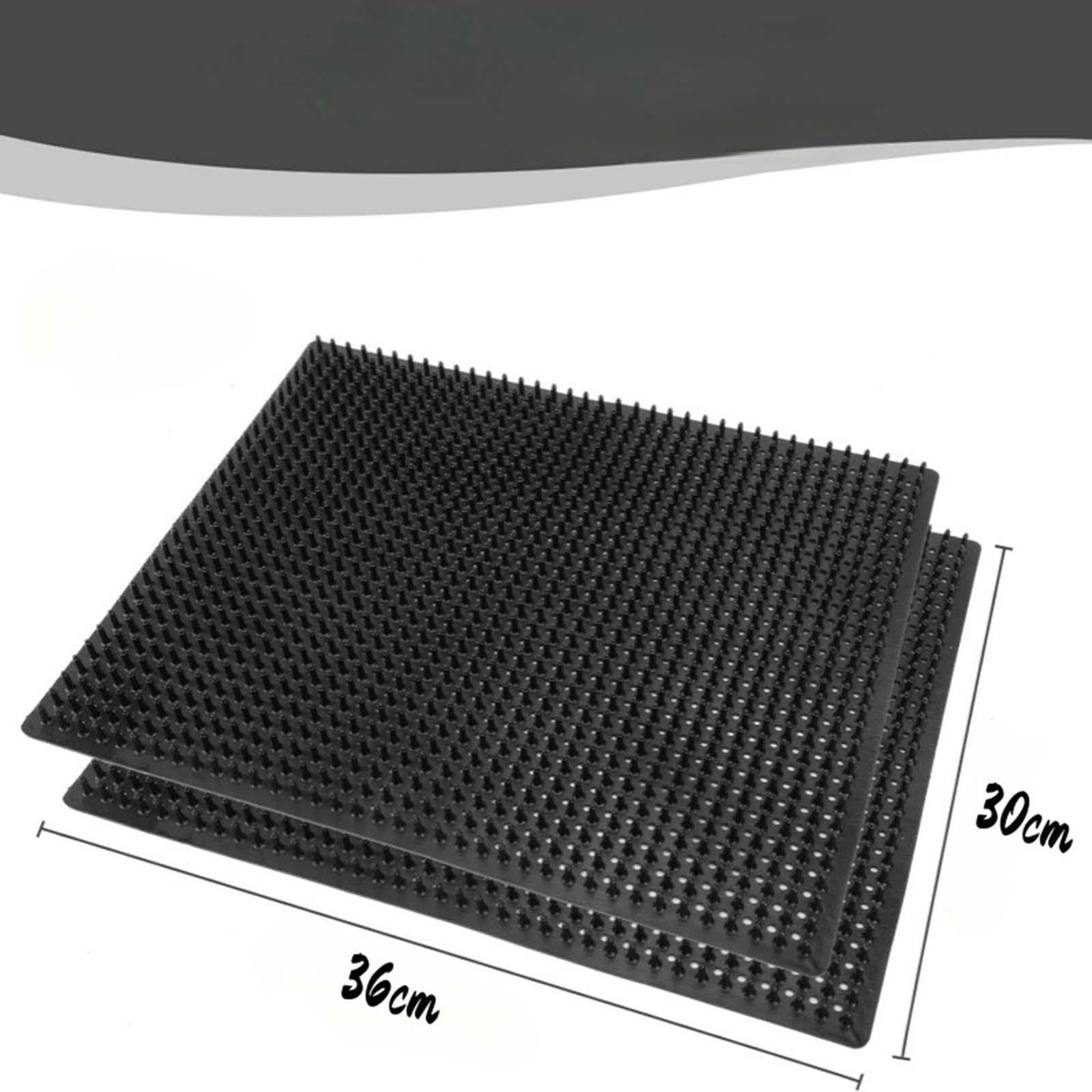 Tappetino Grattatoio per Cavalli Grattatoio per Spazzola per Prurito Pannello per Mucche Realizzato in Materiale PP Morbido Adatto per Stalle, L