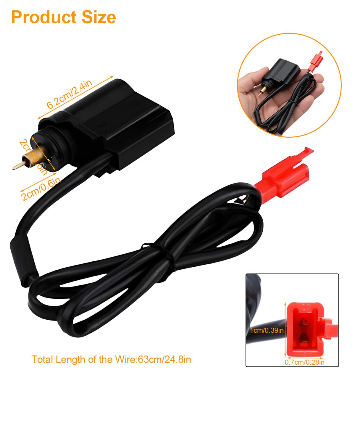 Starter Elettrico Automatico, E-Choke Avviamento Automatico a Freddo Compatibile con Carburatore Dell'orto Phva Speedfight 2 e Gy6 139qma-Qmb per Scooter 50cc a 150cc Accessori
