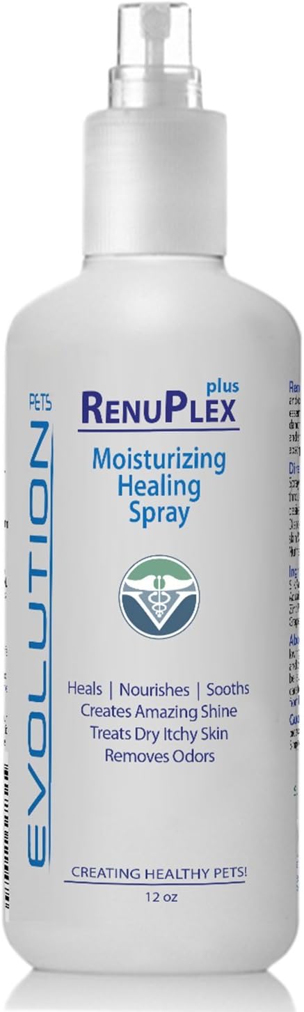 PLUS Silk Protein Healing Spray for Dogs. for Itchy Dog Problems, Dog Hot Spots, and Dry Skin.