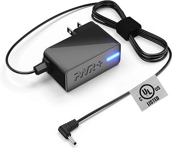 Pwr AC Adapter for Bowflex Max Trainer M3 M5 M6 M7 M8 HVT Plus Elliptical Power Cord UL Listed Extra Long 6.5 Ft Replacement 2.1mm x 5.5mm