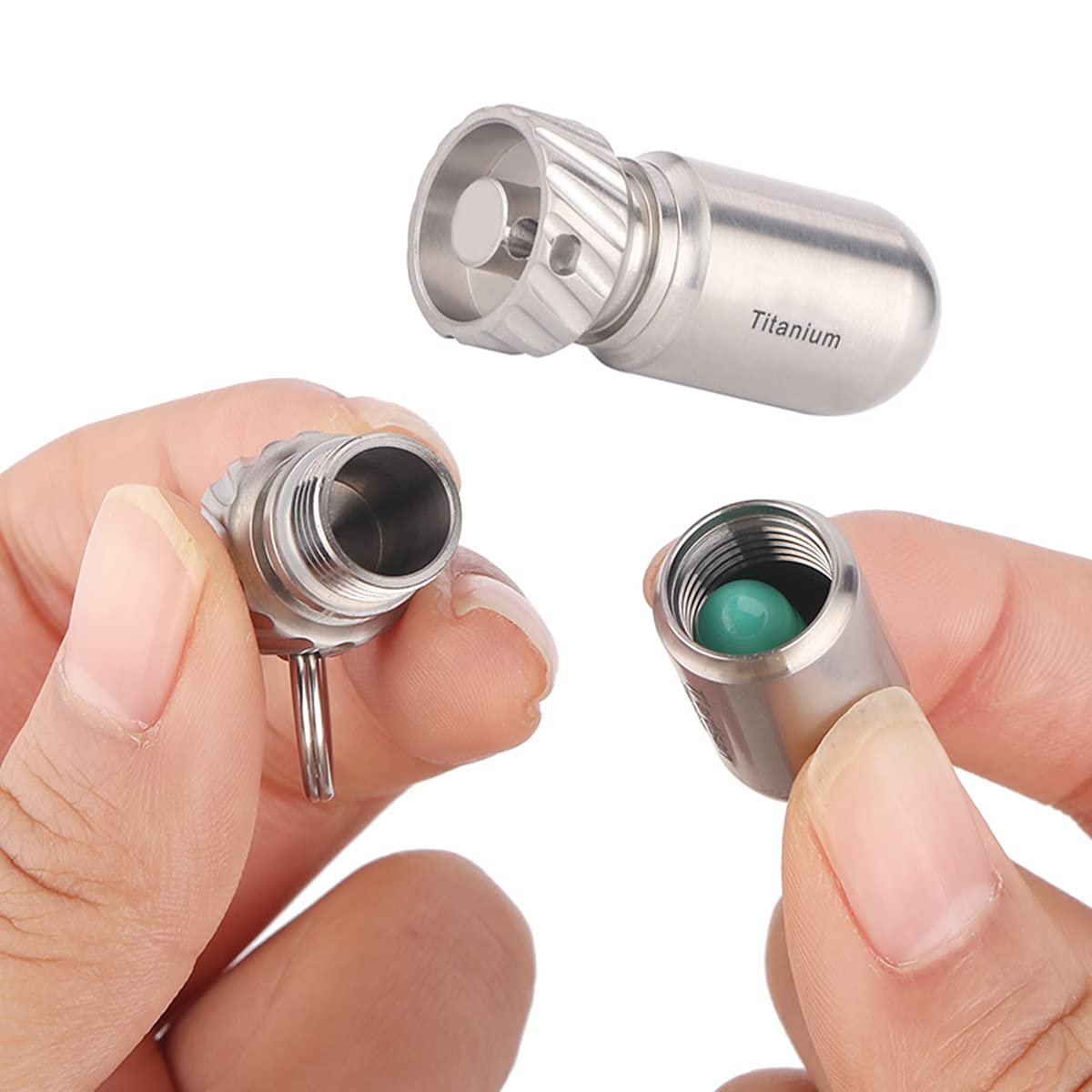 Boîte à Pilules De Poche étanche – Portable, Conteneur Capsules FOB (grillé)