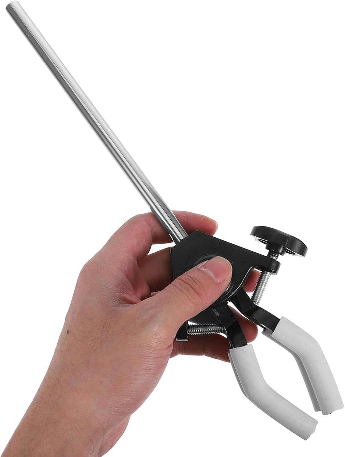 OUNONA Lab Clamp Stand Beaker Clip Flask Clamp Extension Iron Construction Stable Lab Setup
