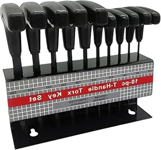 Hex-nyckelsats, Metrisk Hexagon Key Set, Metric Key Set 10 st Metric Key Set, Kompakta Cyklar Nyckel Set