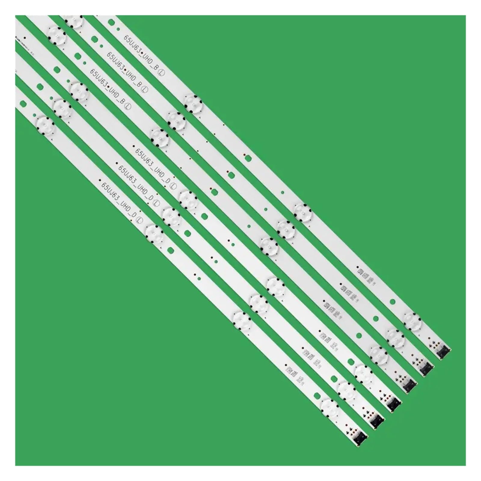 eufeifeiegds 12 Teile/satz led-hintergrundbeleuchtung streifen for 65UJ6300 65UJ630V 65UJ634V 65UJ5500 65UK6100 Innotek 17Y 65inch_A SSC 65UJ63_UHD_A BCD