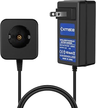Exmate 3.6V Ni-MH Battery Charger Compatible with Black & Decker Versapak VP110 VP100 VP130 VP100C VP105 VP105C VP110 VP110C VP143 Not for Li-ion Battery