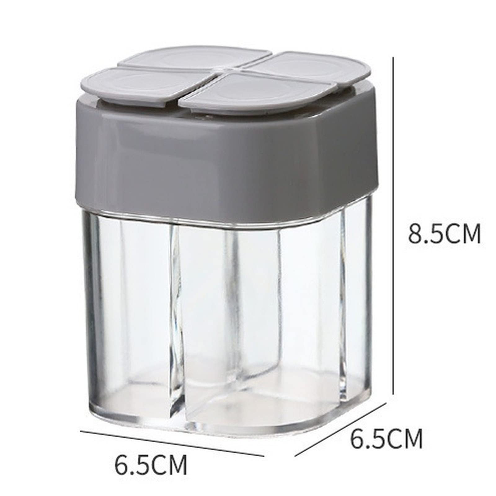 Frascos de Especias con Etiqueta, Kit de Especias para Viaje y Camping, dispensador de agitador de Especias, contenedores de Especias para Camping