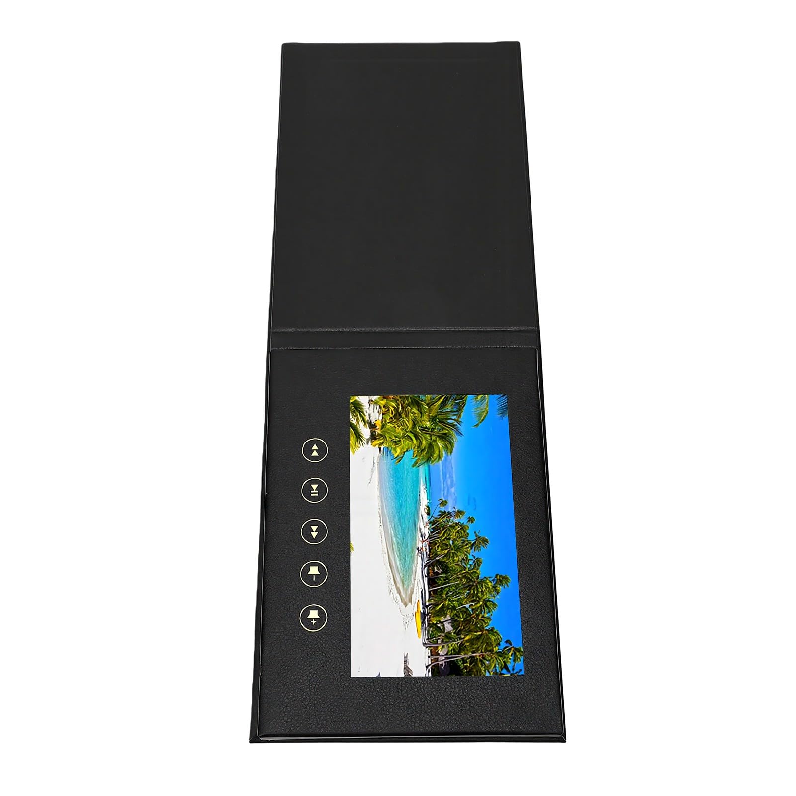 Sxhlseller 7-Zoll-Video-Grußkarte, Anpassbare Elektronische A5-Broschüre, 720P-HD-Farbbildschirm, 1500-mAh-Akku, Typ-C-Aufladung, für Hochzeit, Geburtstag, Werbung, Unternehmenswerbung