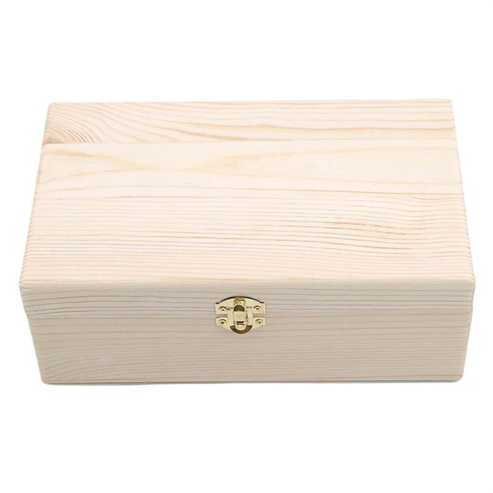 Joyeros Originales Caja Regalo Madera Maciza Hecha A Mano Caja Hogar Artesanal Almacenamiento Madera Rectangular Pino Escocés Color Registro Caja Hecha Mano Joyeros Mujer Joyero Madera