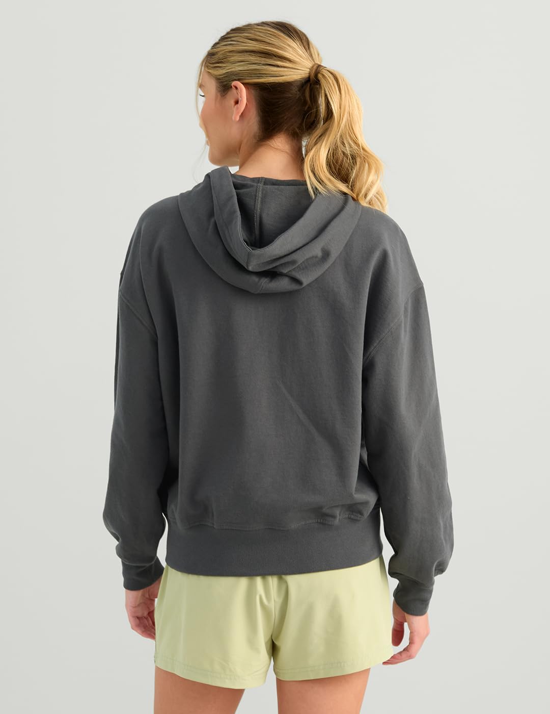 HUK Women's Edisto Terry Hoodie, Lightweight Terry Cloth Pullover, Casual Coastal Fishing Hoodie for Women