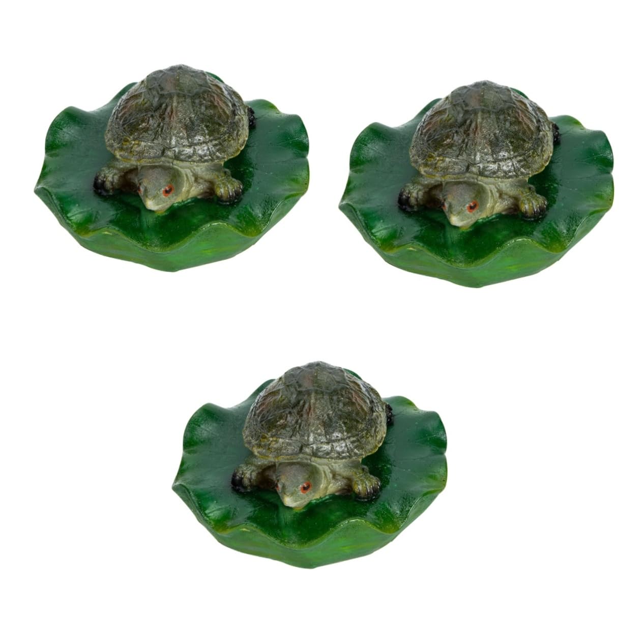 Ornement de tortue de simulation en résine de qualité supérieure pour grand bassin