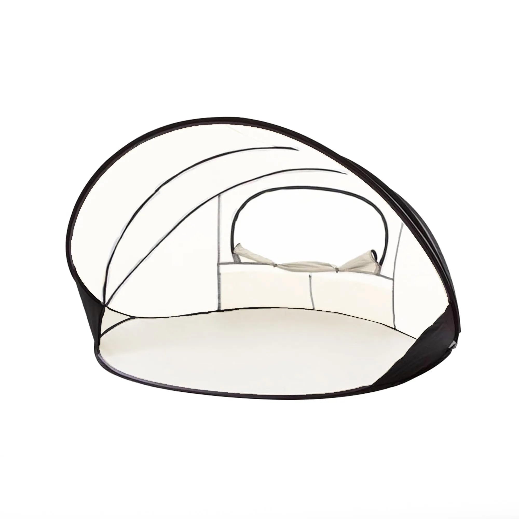 Deryan Tienda de campaña de playa Pop Up XXL – Tienda de campaña para adultos, niños y bebés – 2-4 personas – Puerta con cremallera, protección UV 50+, protección contra el viento y anclas – Tienda de