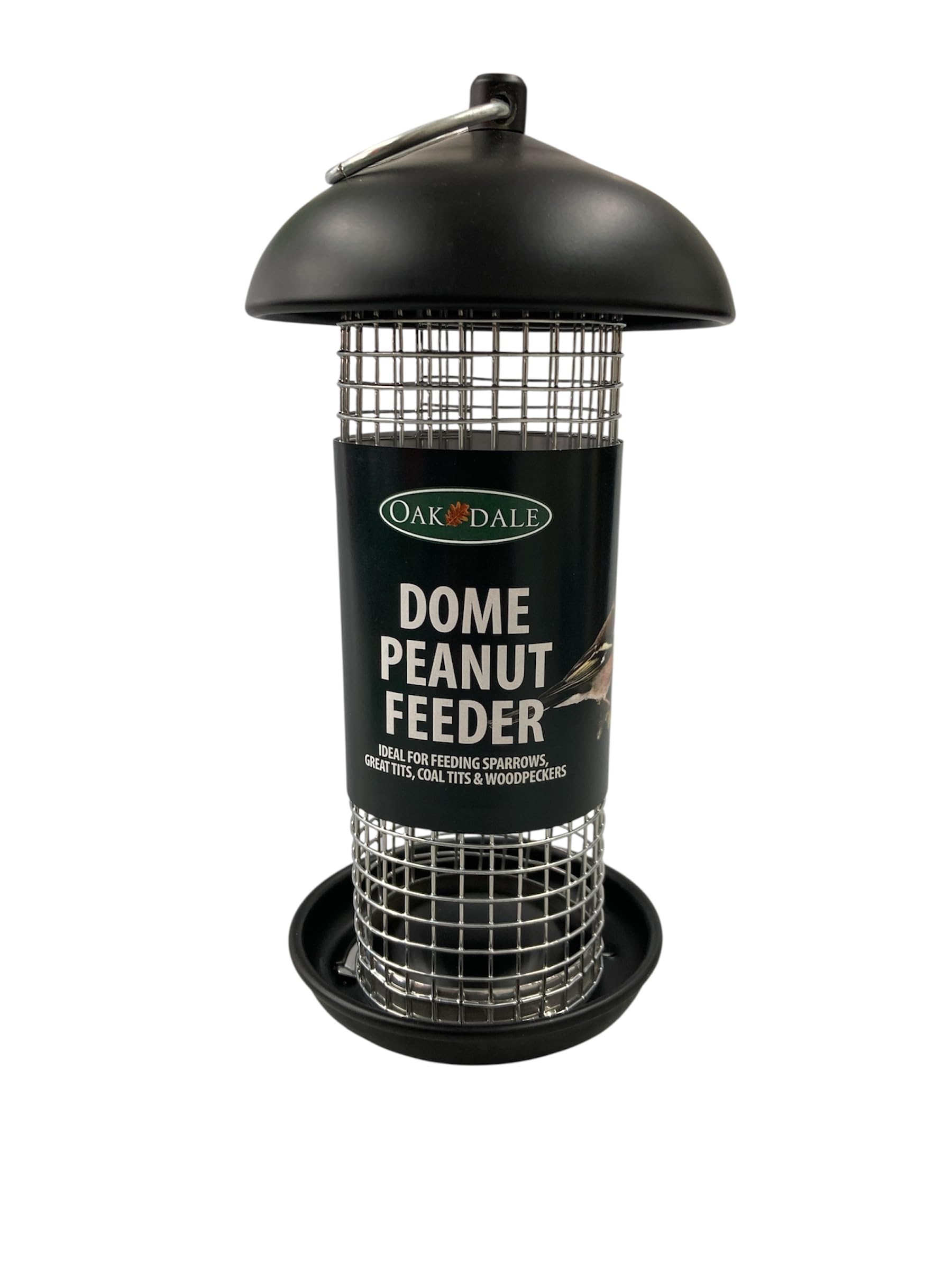 Oakdale Classic Dome Peanut Feeder with Twist & Lift Lid, Heavy Duty Metal Mesh, Weather-Resistant, Easy Clean Easy Refill