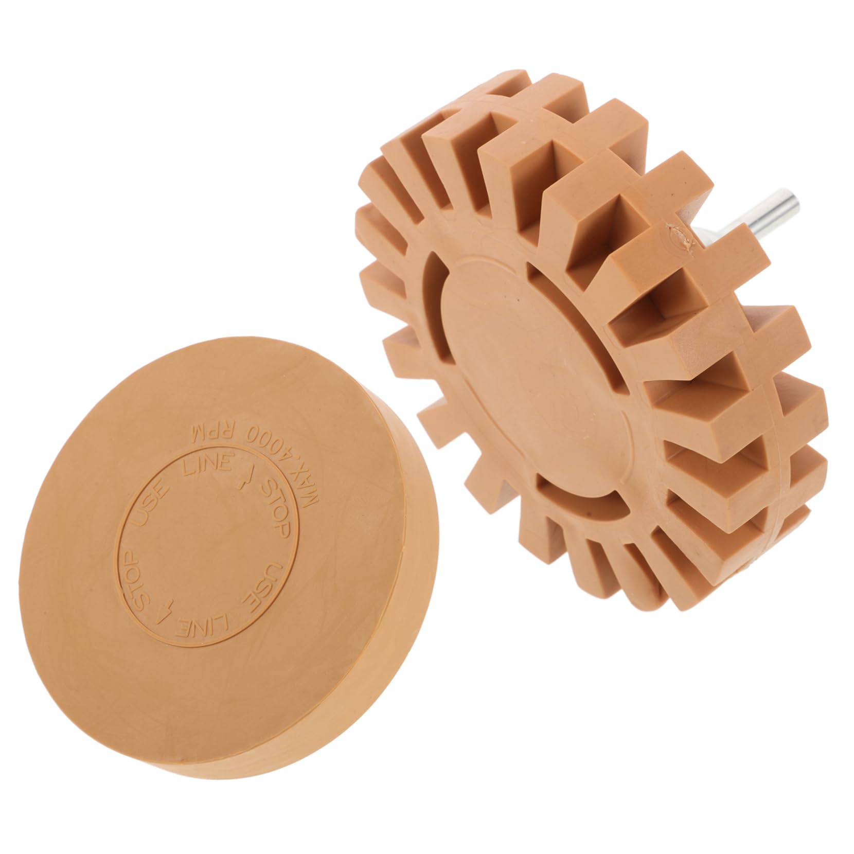 HAPINARY 2pcs Glue Remover Wheels for Car Rubber Sticker Remover Efficient Pneumatic Design for Quick Adhesive Removal Durable and Easy to Operate
