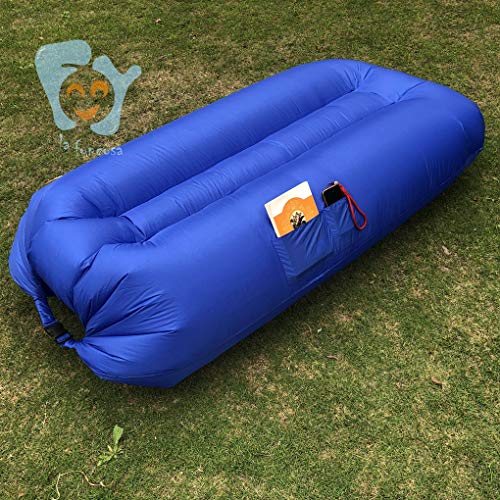 Lafuncosa poltrona inflável para acampamento ao ar livre poltrona inflável inflável para sofá rede i