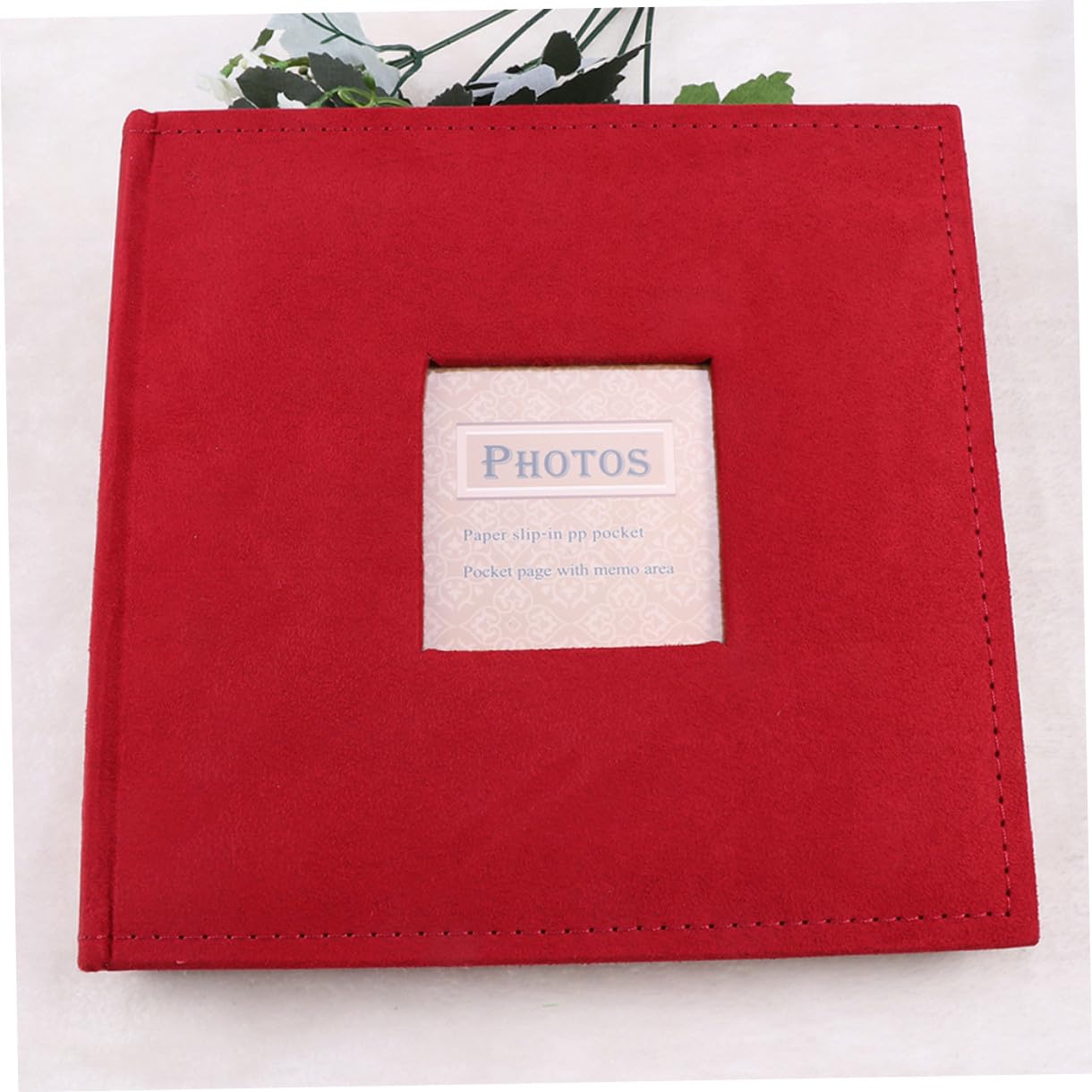Cabilock Álbum de Fotos para Niños Y Niñas 4r 6 Pulgadas 300 Hojas Rojo para Álbumes de Recortes Infantiles
