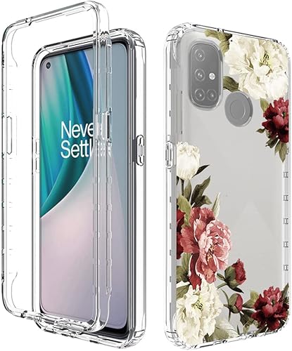 Miniatura 6 de Funda para OnePlus Nord N10 5G/OnePlus N10 5G BE2029 con protector de pantalla de vidrio templado, funda protectora de cuerpo completo con bonito