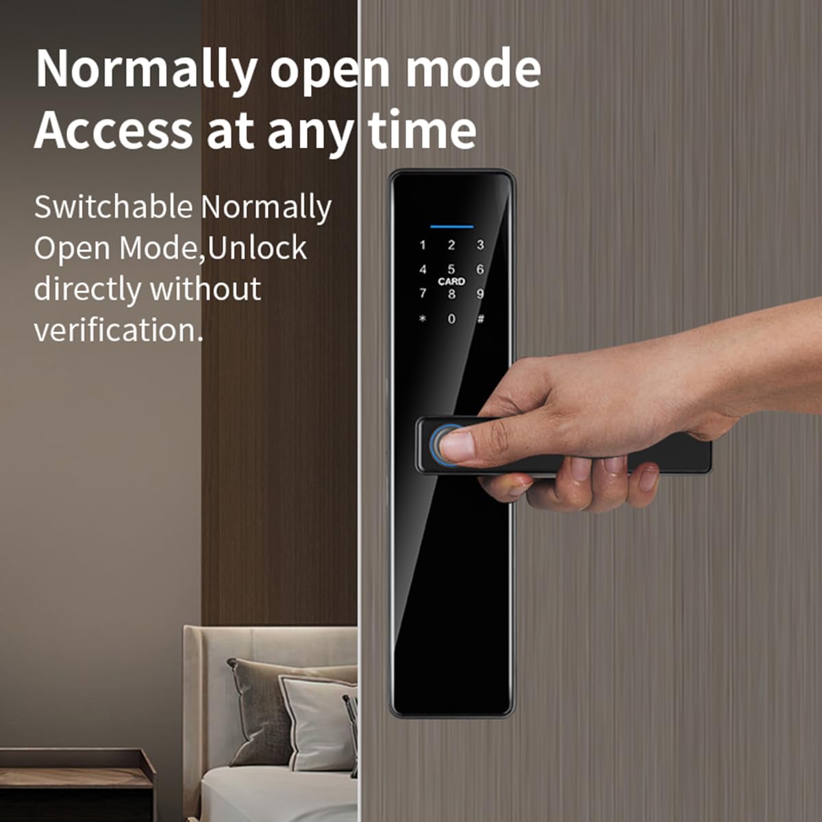 Nuki Smart Lock Pro 4.0 – Slim Deurslot Met Wifi & Matter – Sleutelloos, Toegang Op Afstand Automatische Ontgrendeling Werkt Met Google Home Alexa Apple Homekit Zwart