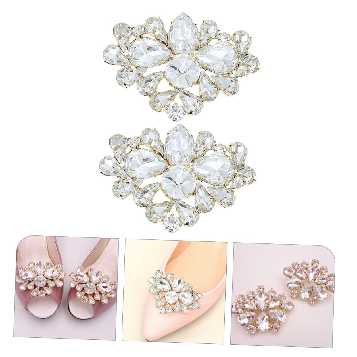 GALPADA 10pezzi Decorativi Accessori Scarpe Fibbia Per Scarpe Charm Per Matrimonio Per Cerimonie e Speciali