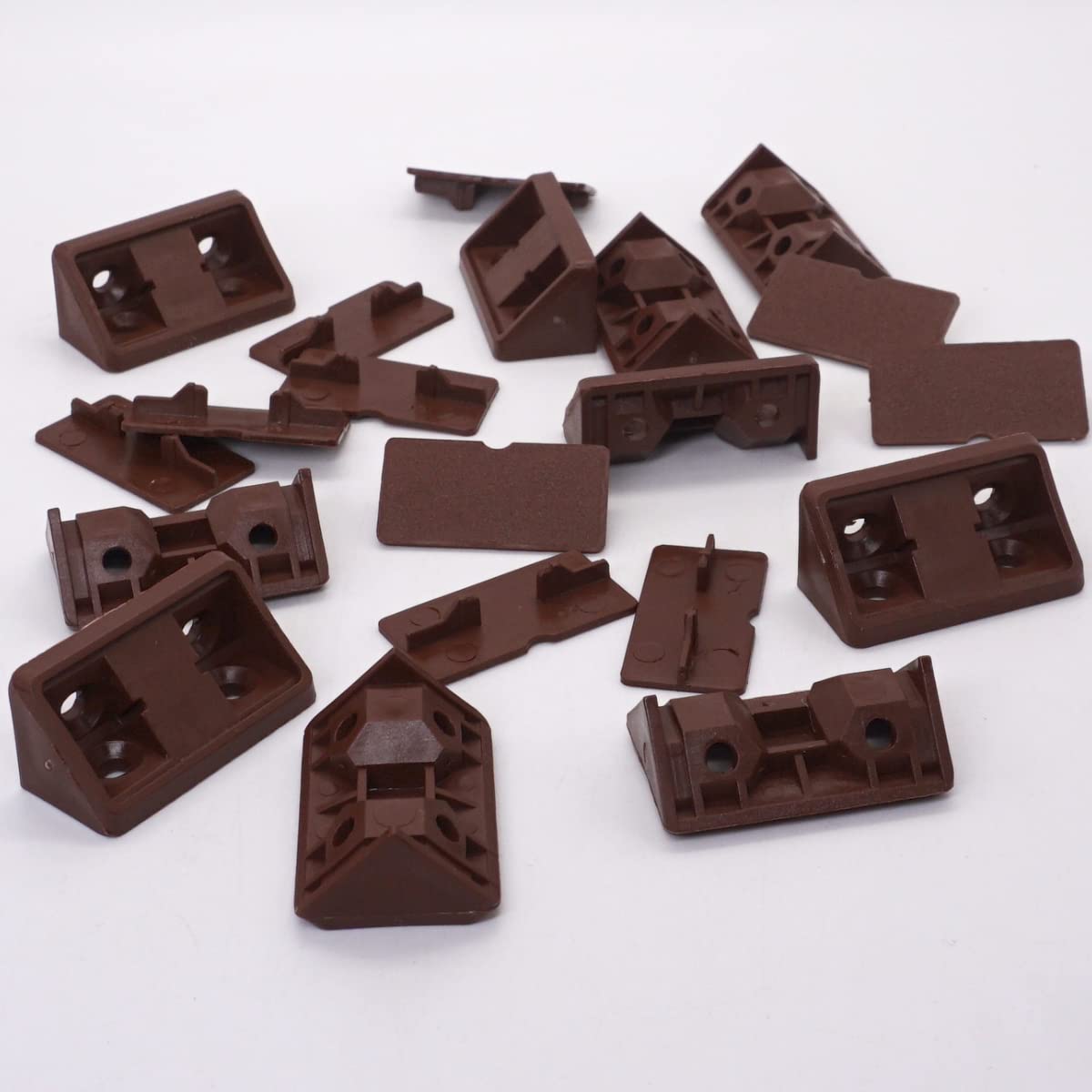 Staffe Angolari Plastica 90 Gradi - Confezione 20 Pezzi Con Viti - Foto 6