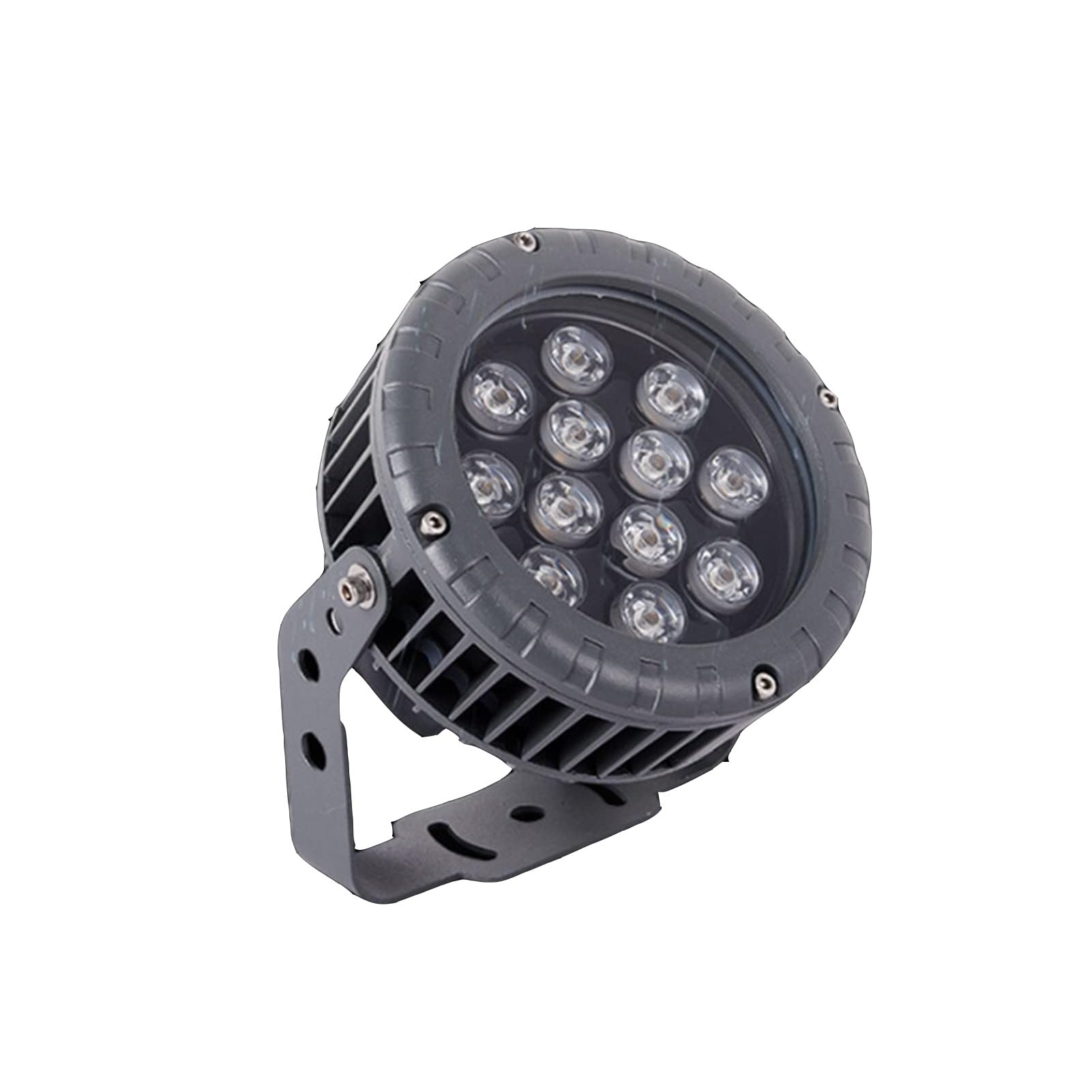 Outdoor Spotlight LED Landscape Flood Light, 12V/24V IP65 Waterproof Color-Changing Tree Engineering Garden Spotlight, for Yard Lawn Pathway Lighting(RGB,36W(AC24V))