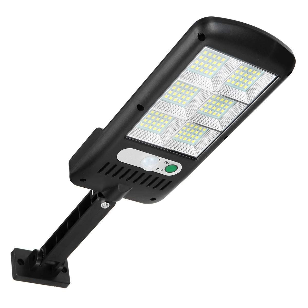 Solarna lampa uliczna 120 LED czujnik ruchu PIR lampa słoneczna IP65 wodoodporne oświetlenie zewnętrzne lampa ogrodowa oświetlenie naścienne Led (2 szt.)