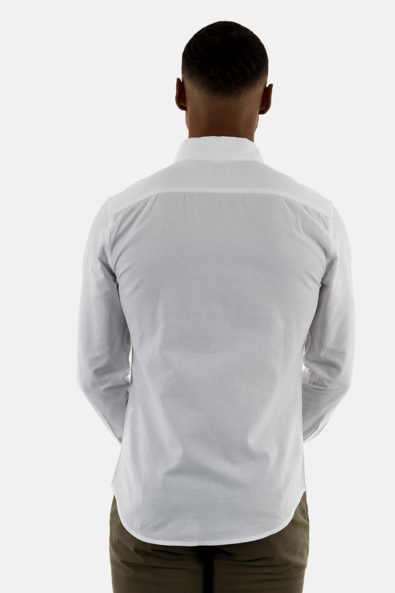 Levi's Mężczyźni Long-Sleeve Battery Housemark Slim Shirt, White, L