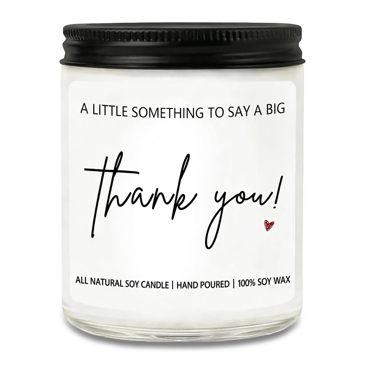Thank You Gift, Lavender Scented Candle Gifts for Women Men, Thank You Gifts for Mom Coworkers Friends, Natural Soy Wax Candle, Teacher Appreciation Thankyou Gift