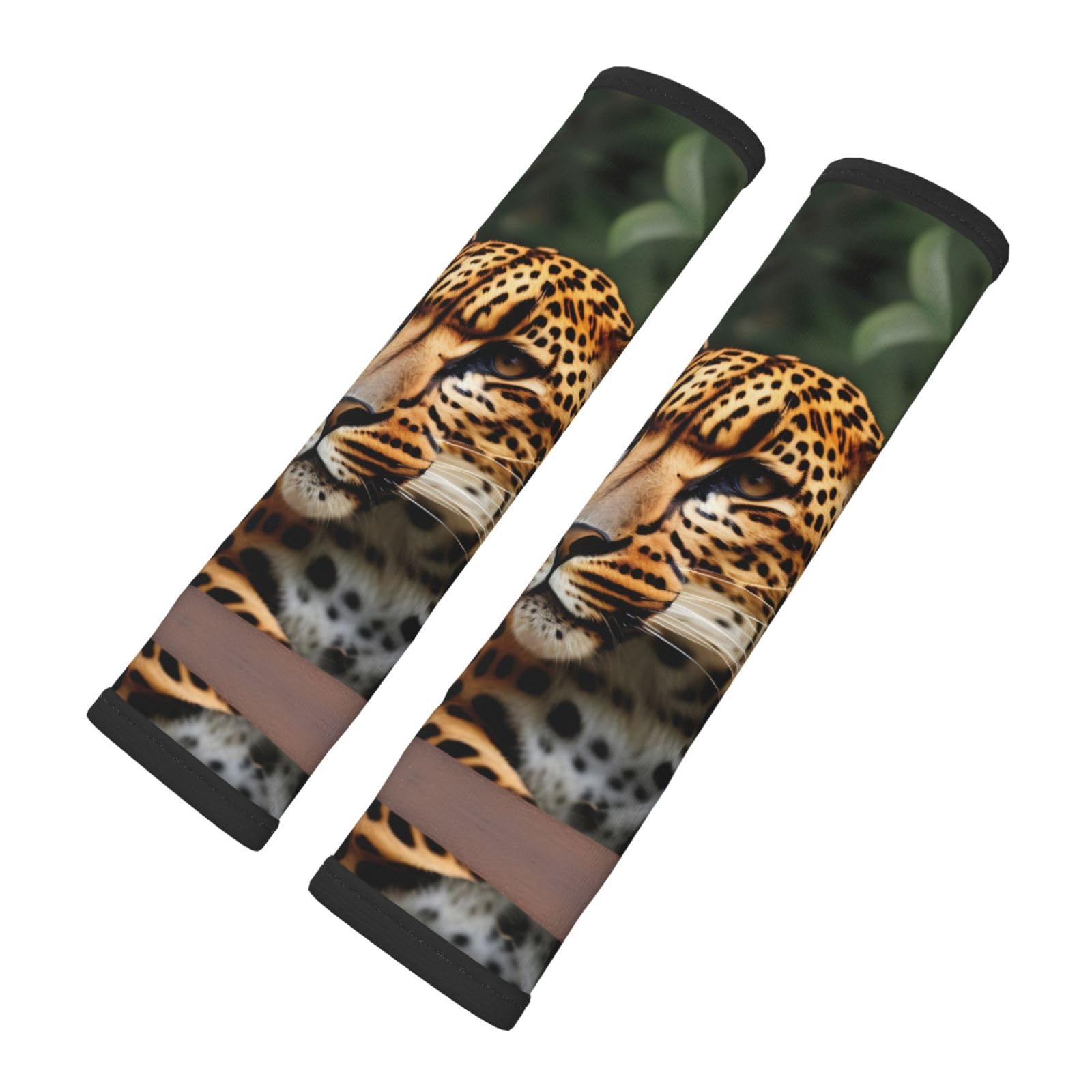 Copricinture Di Sicurezza Auto Leopardato Rosa - Copertura Universale Morbida Per Cinture, Imbottitura Per Spalla E Collo, Accessori Auto Originali Per Donna