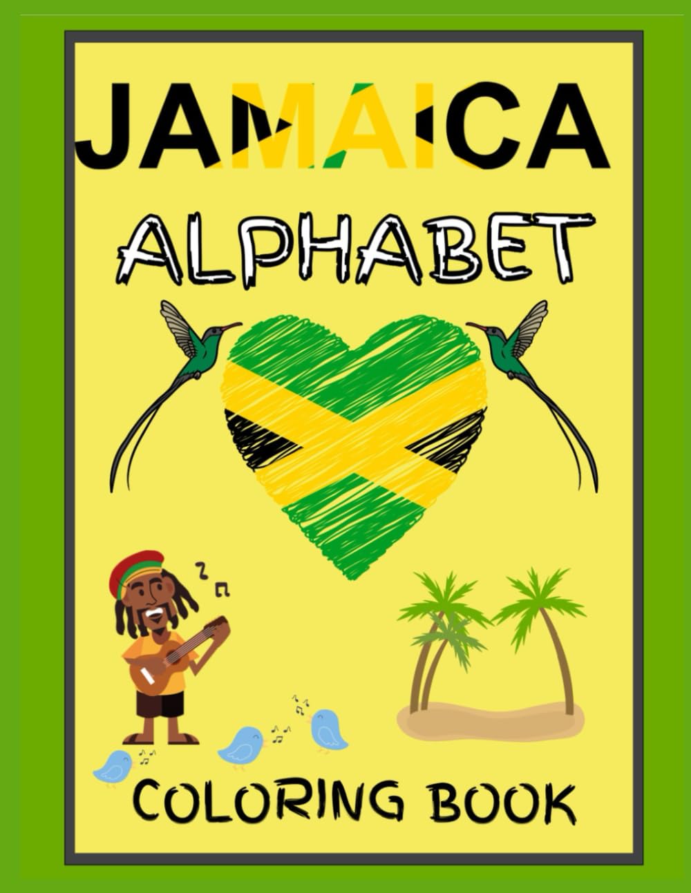 Jamaica Alphabet Coloring Book