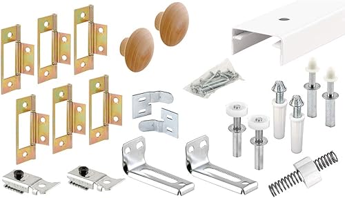 Prime-Line 161795 Kit de riel y hardware de armario de 48 pulgadas (1 kit)