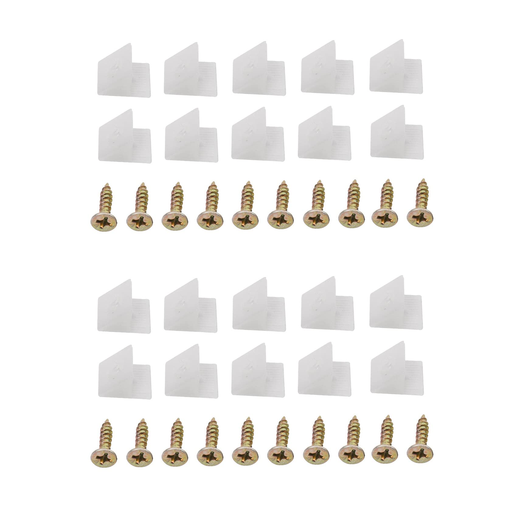 Jnchdghwa White 20X Furniture Chest Drawer Bottom Sagging Repair Fix Mend Mending Wedges