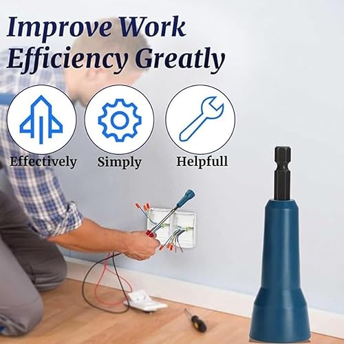 Miniatura 6 de Herramienta de torsión de alambre para taladro, herramienta de pelado y torsión de cables, pelacables eléctrico, herramienta portátil de aleación de
