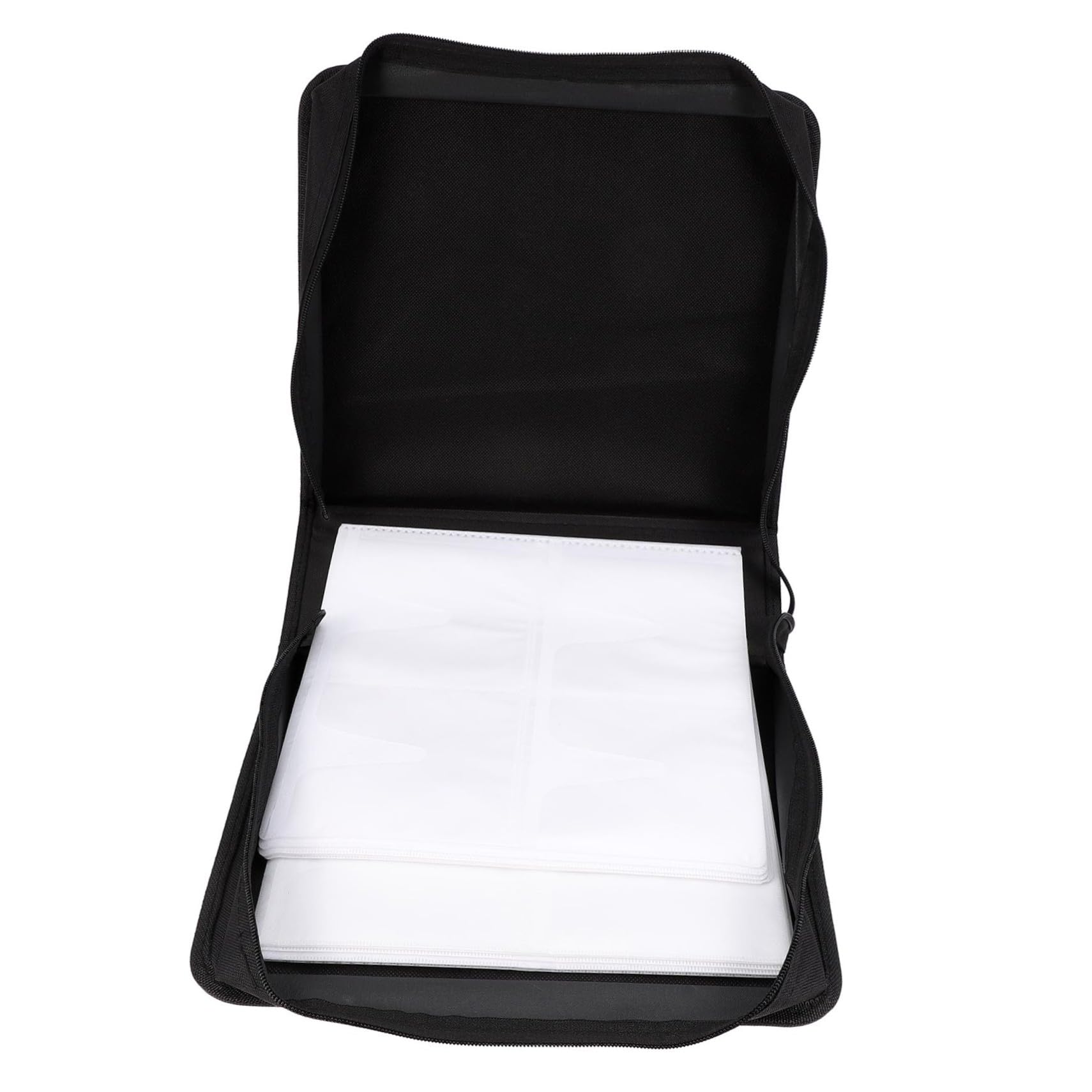 Borsa Porta Cd Dvd in Oxford Resistente con Manico Custodia Organizer da Viaggio e Casa Protezione Antigraffio e Antipolvere per Collezione Dischi