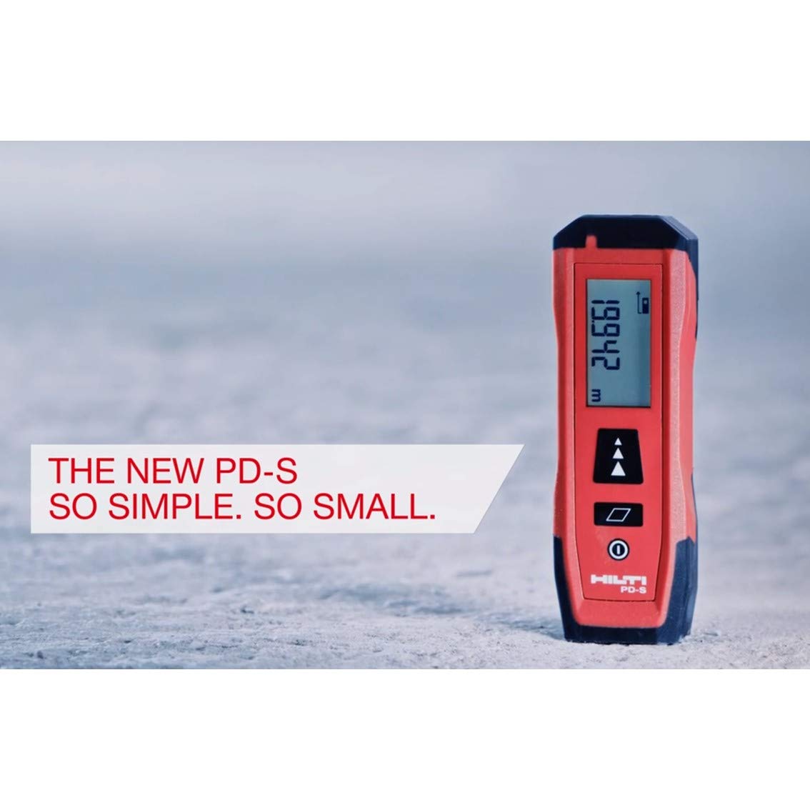 Hilti PDS Laser Distance Meter 60M/197ft, Handheld Range Measure Meter
