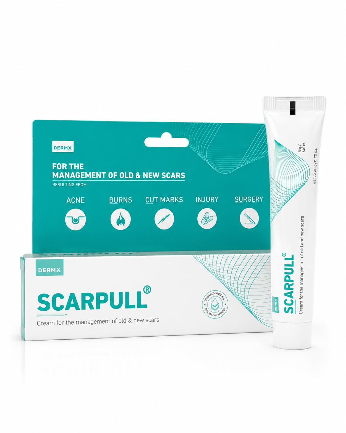 Scarpull® Scar Management Cream, 20 g | Old & New Scars, Acne & Burns, Surgery Scars, Dermatologically Recommended, Cut & Injury Marks-picture-32