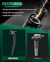 Vista 2 de Bobina de encendido SCITOO 1 pieza para Ford F-350 Super Duty 2018-2020 6.2L GN10954, HL3Z12029C