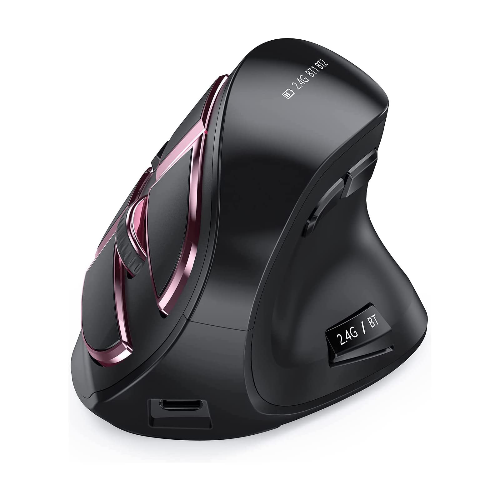 Souris innovante ergonomique sans fil rechargeable main image 1
