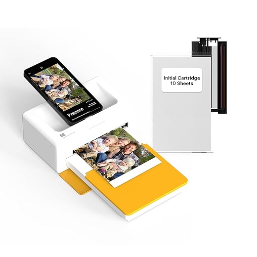 Kodak Dock Plus 4x6” Portable Instant Photo Printer, Compatible with iOS, Android and Bluetooth Devices Full Color Real Photo, 4Pass & Lamination Process, Premium Quality - Convenient