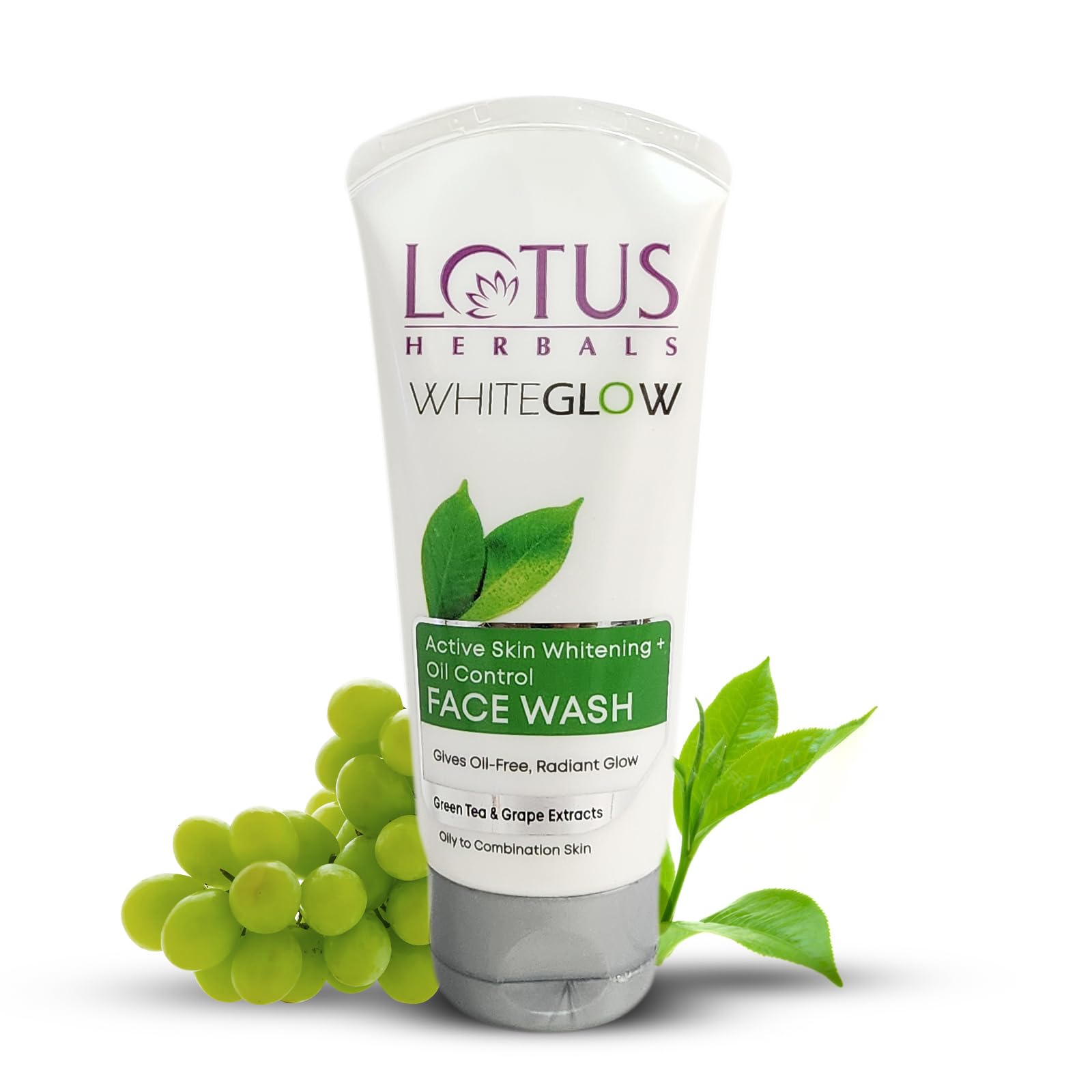 White Glow Active Skin Whitening and Oil Control Facewash, 100g