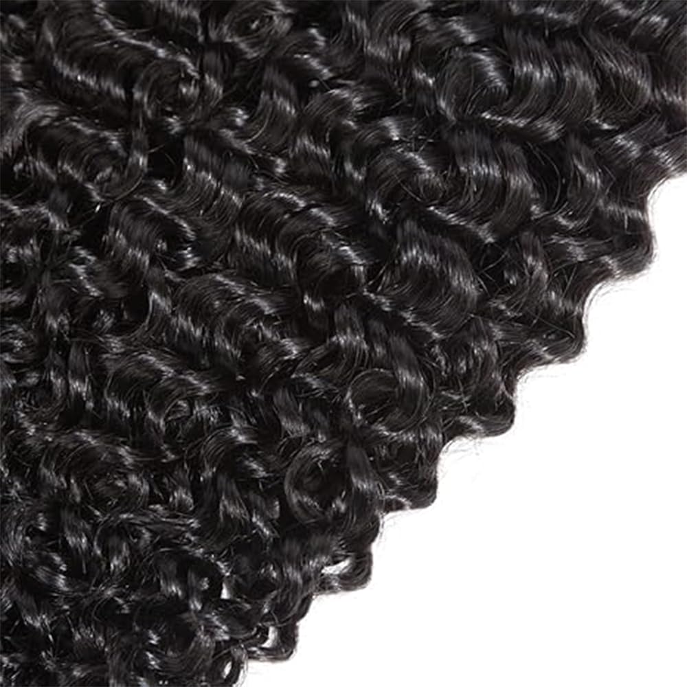Parrucca da donna brasiliana riccia, riccia, #1B, colore nero naturale, con perdita minima di capelli, per donne, 35,6 cm, 35,6 cm