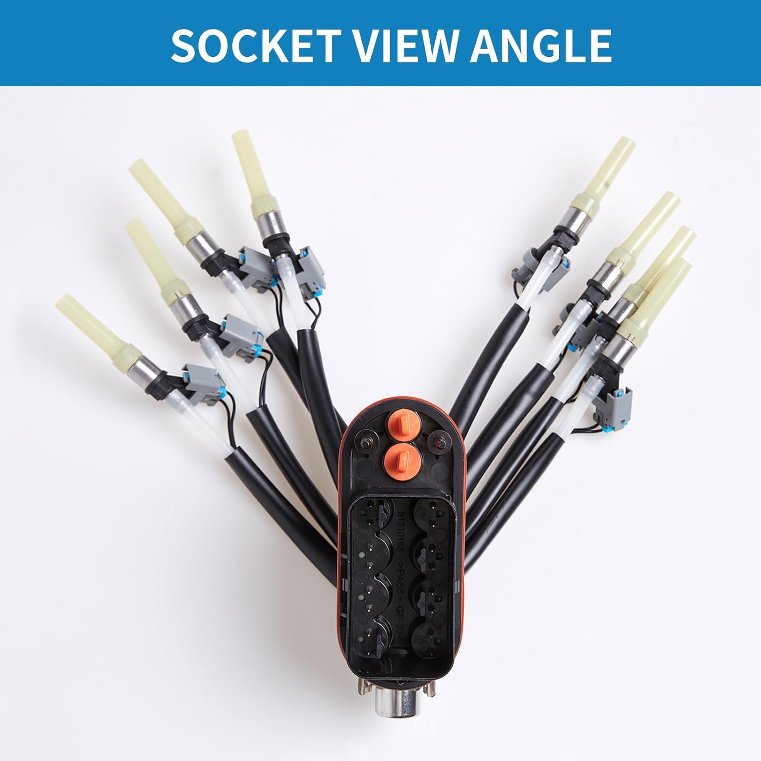 Tykick FJ504 Spider Fuel Injector Assembly For Chevy Chevrolet 1996-2002 GMC 1996-2002 Cadillac Escalade 1999-2000,5.0L 5.7L V8 Replaces 93441235，FJ10566，89060440，17091626，25340347，2173029