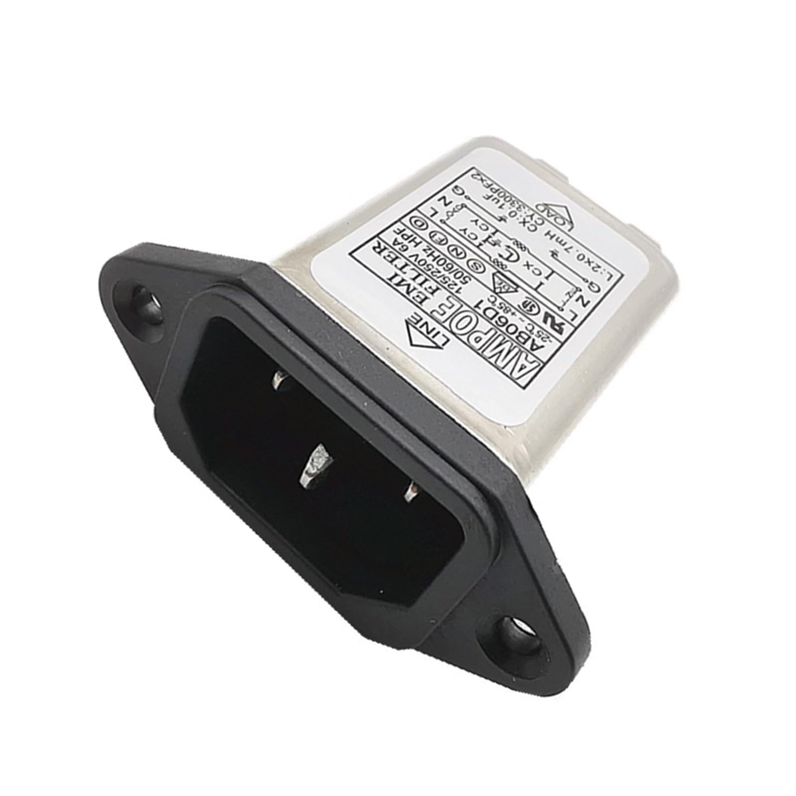 Enchufe monofásico filtro de alimentación antiinterferencias AB10D1 220V