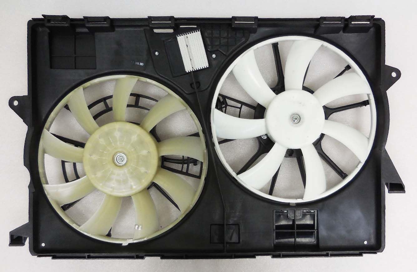 DEPO-333-55040-100 for Jeep Cherokee 14-19 3.2L Eng Std Duty Radiator AC Fan Assembly with Control Module