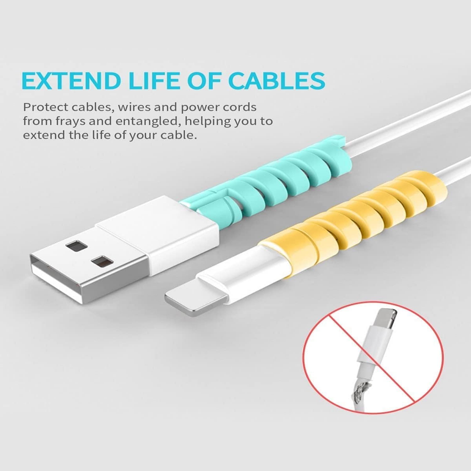 Cable Protectors - Protect Your Charging Cables -3