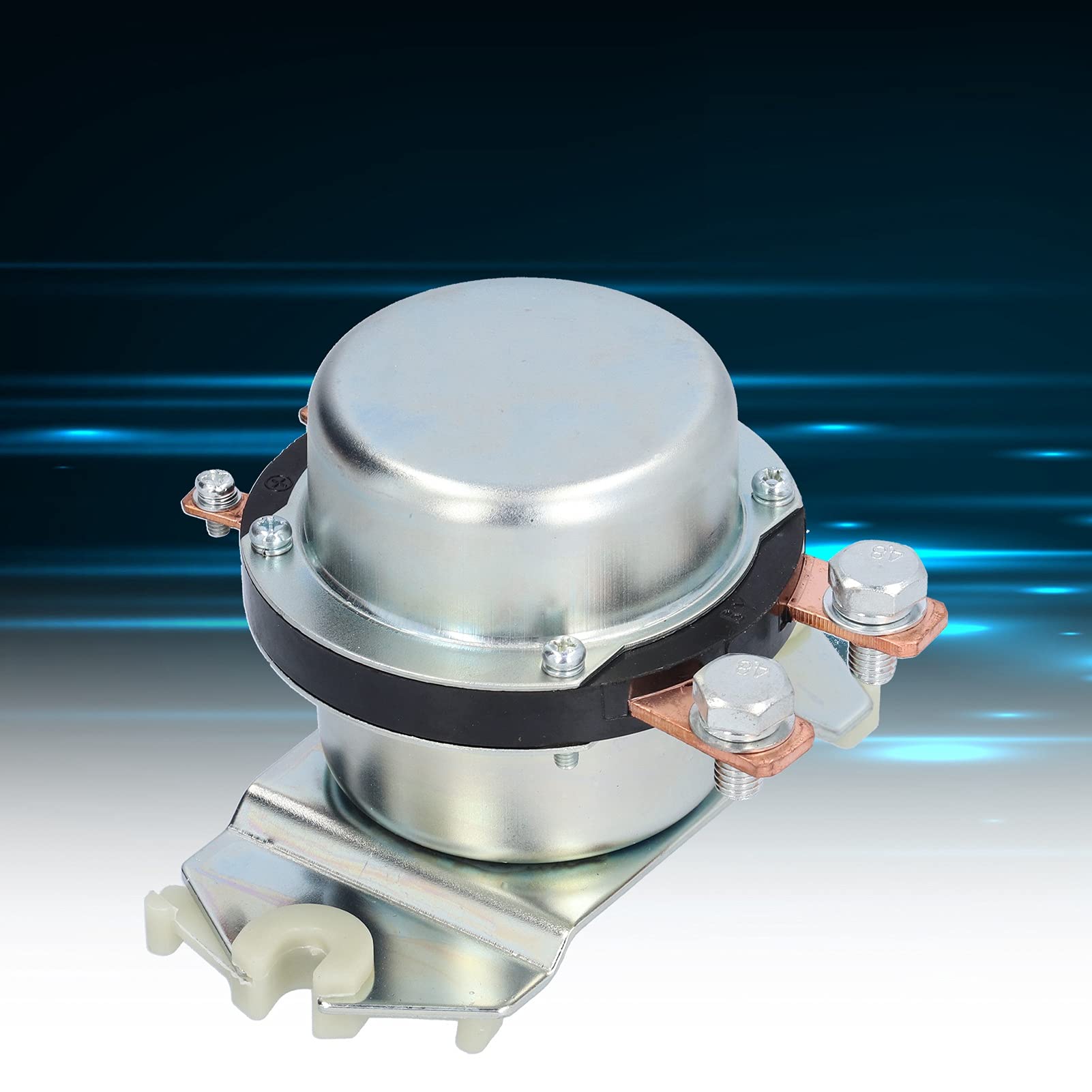 Interruttore Staccabatteria per Auto, Interruttore Staccabatteria con Telecomando 300A per Veicoli Cantiere con Caricatore Automatico, Argento, Interruttori Batteria