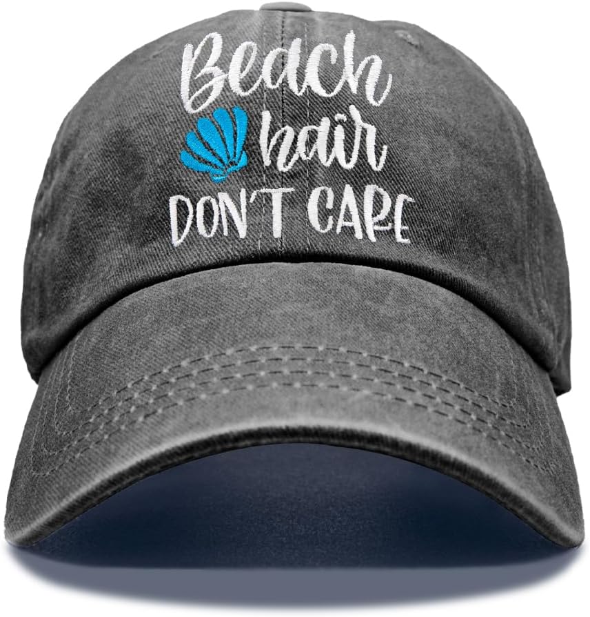 Fun Themes Embroidery Womens Baseball Caps