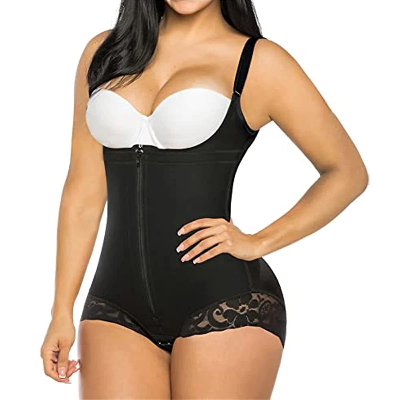 Body Moldeador Corsé de una pieza, body moldeador cintura y cadera, ropa interior belleza, fajas, faja moldeadora con cremallera triangular