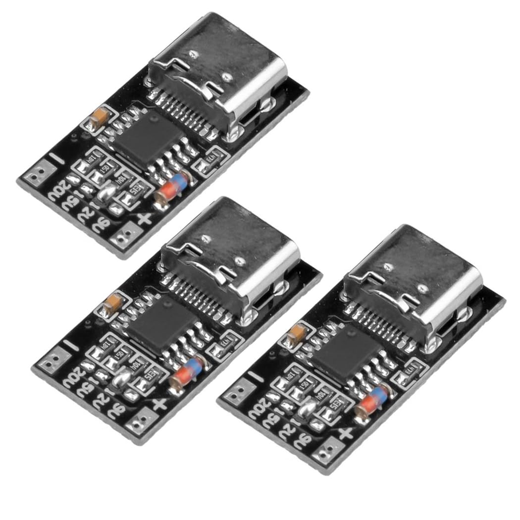 Hailege3pcs PD/QC/AFC Decoy Board USB C Fast Charge Boost Module PD3.0 2.0 PPS/QC4 + FCP AFC Type-C Trigger Polling Detector Power Module